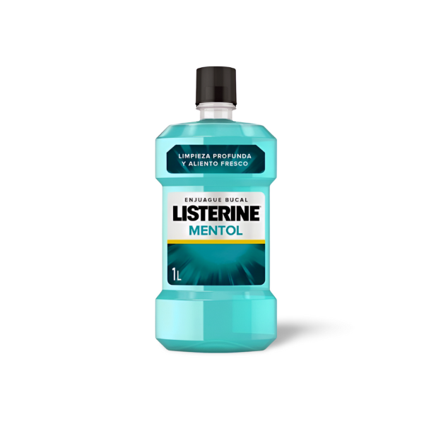 Listerine enjuague bucal Mentol 1L