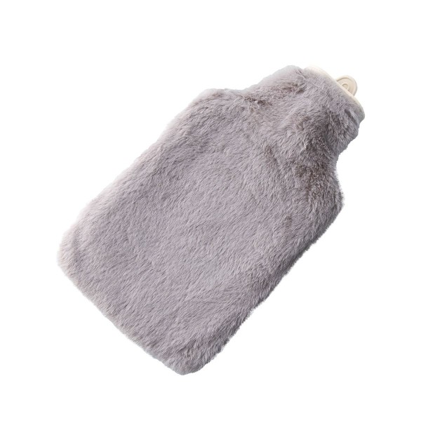 Bolsa agua caliente 2l.felpa gris